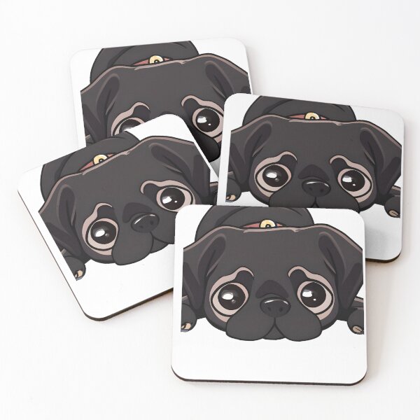 Item preview, Pug lindo. Pug de dibujos animados. Carlino animado. Pug mamá designed and sold by Doggymadness.
