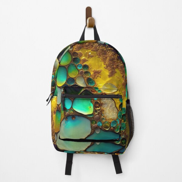 Item preview, Pointillism seaglass golden streams abstract designed and sold by Piotrek0001.