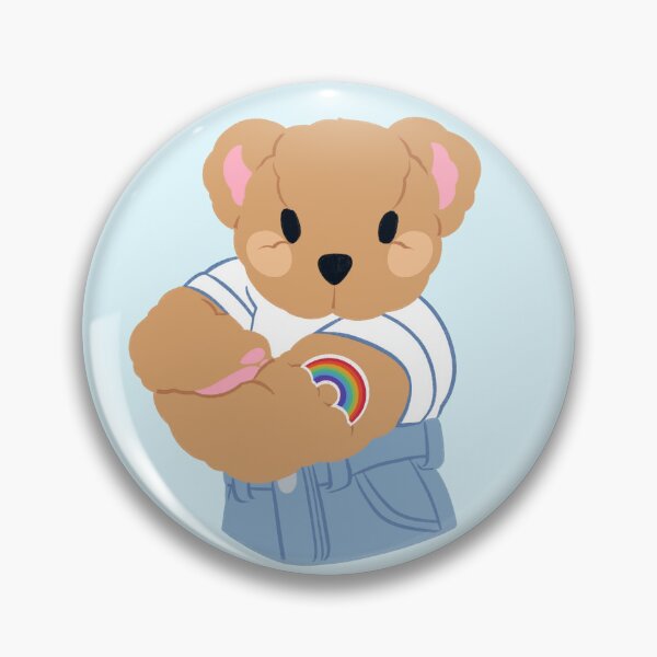 Item preview, Rainbow Butch Bear designed and sold by bearybutch.