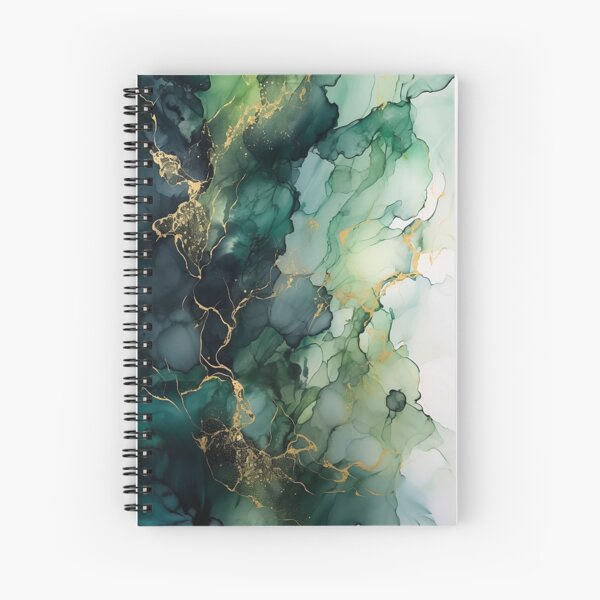 Aperçu de l'œuvre Nature verte - Art abstrait à l'encre d'alcool créée et vendue par inkvestor.