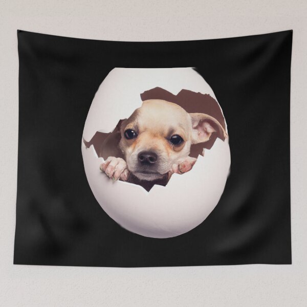 Item preview, Dog in the Egg designed and sold by FunnyDesignsArt.