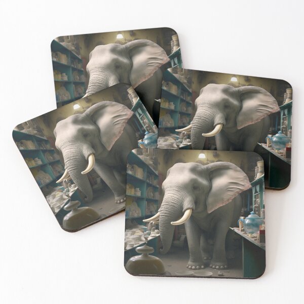 Item preview, Un toro en una cacharrería designed and sold by hhh-art.