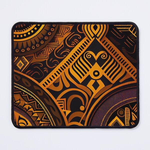 Artikelvorschau, Artistic African Pattern Digital Painting entworfen und verkauft von CodeAndColors.