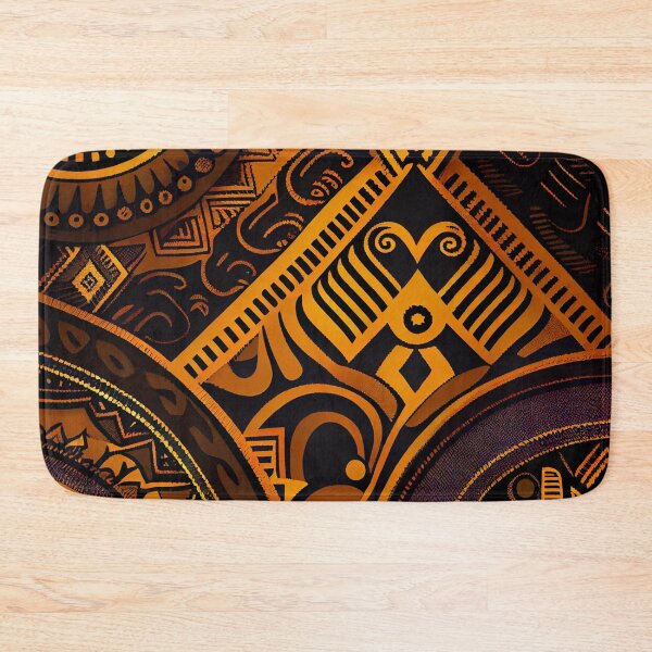 Item preview, Artistic African Pattern Digital Painting designed and sold by CodeAndColors.