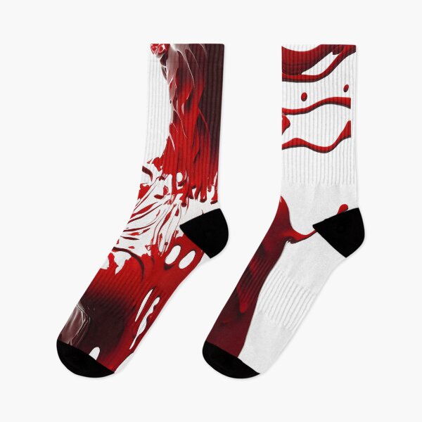 Item preview, Abstract Portrait of a Woman as a liquid red paint silhouette designed and sold by ManuelAndreas.