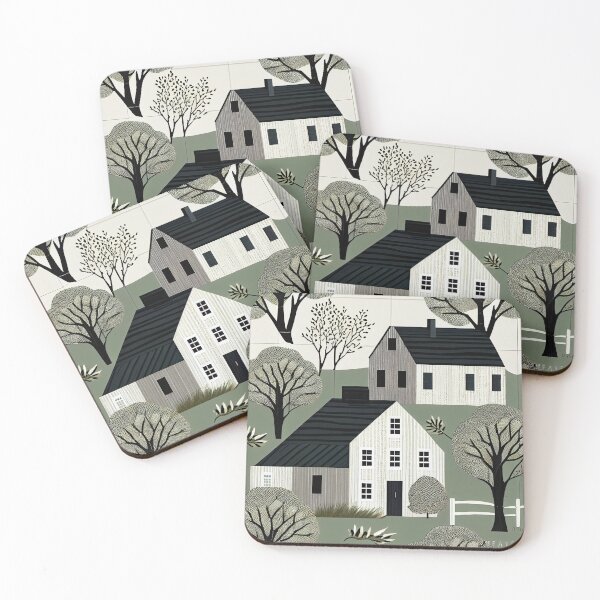 Item preview, Coarse Modern Farmhouse Pattern Digital Painting designed and sold by CodeAndColors.