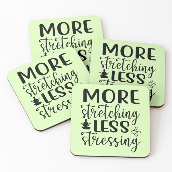 Item preview, Yoga Decir más Estiramiento Menos estrés Cita motivacional designed and sold by SoccaTamam.
