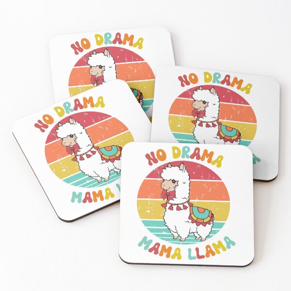 Item preview, No Drama Mama Llama, Cute Llama Mama, Llama Lover, Mom, Mama, Mother designed and sold by desireedickens.