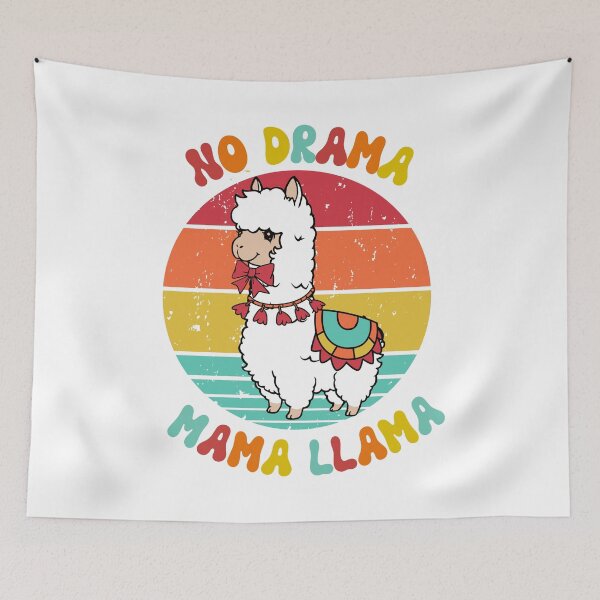 Item preview, No Drama Mama Llama, Cute Llama Mama, Llama Lover, Mom, Mama, Mother designed and sold by desireedickens.
