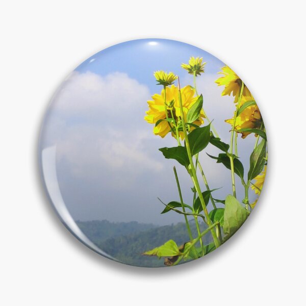 Item preview, Yellow flowers looking at the sky from the mountains designed and sold by Bigrow.