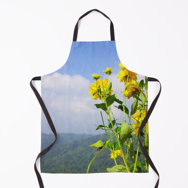 Item preview, Yellow flowers looking at the sky from the mountains designed and sold by Bigrow.
