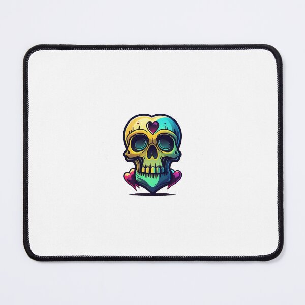 Item preview, Colorful Scary Skull designed and sold by StickeryPickery.