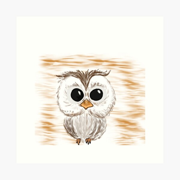 tay's owl Art Print