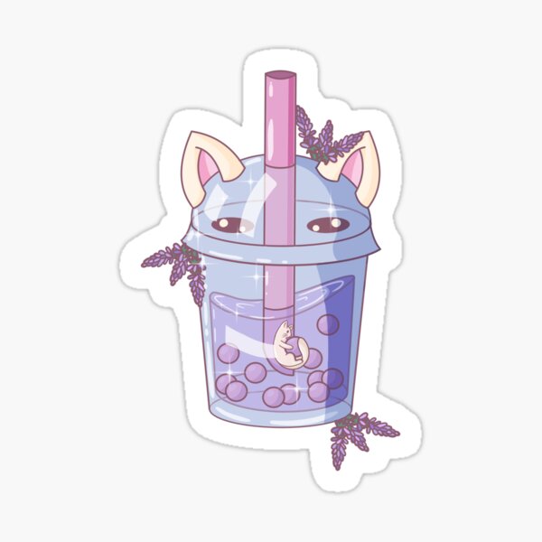 Item preview, Kitty Lavender Boba  designed and sold by MKnight97.