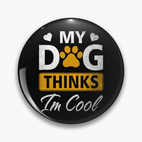 Item preview, My Dog Thinks I'm Cool Shirt Funny Dog Lover Tshirt Retro designed and sold by Simeon	 Dorelus.