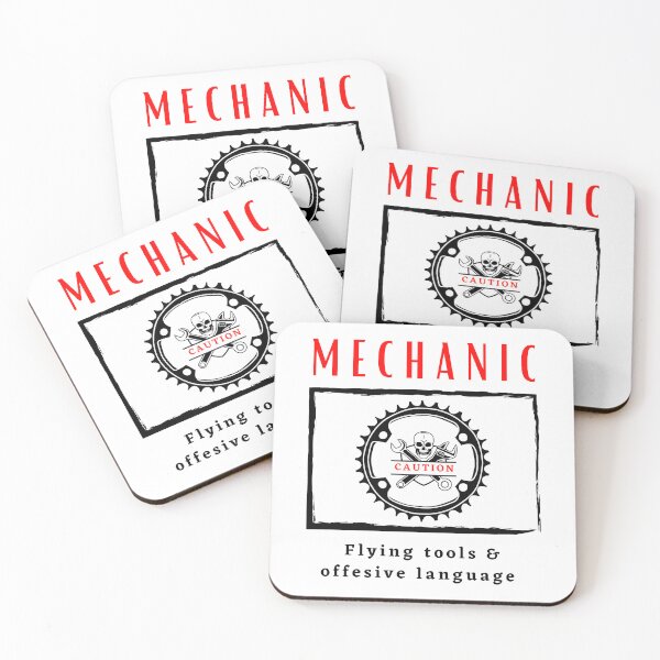 Item preview,  Mechanic Caution Flying tools & offensive language funny motivational design designed and sold by DigitalMagShop.