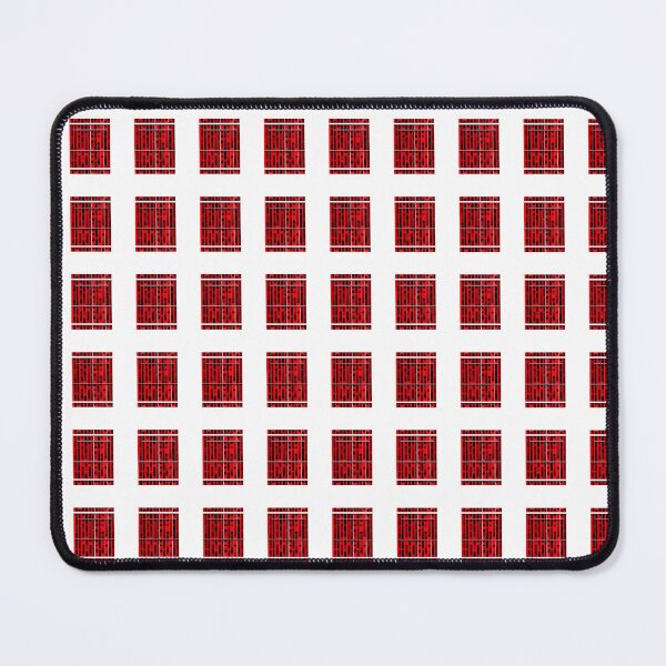 Item preview, Red White Cool Square Shape Pattern designed and sold by erion-store.
