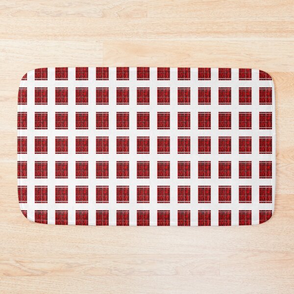 Item preview, Red White Cool Square Shape Pattern designed and sold by erion-store.