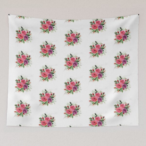 Item preview,  Watercolor floral pattern . Roses.  designed and sold by fuzzyfox.