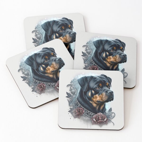 Item preview, Rottweiler Art designed and sold by Nocturne  Paws.