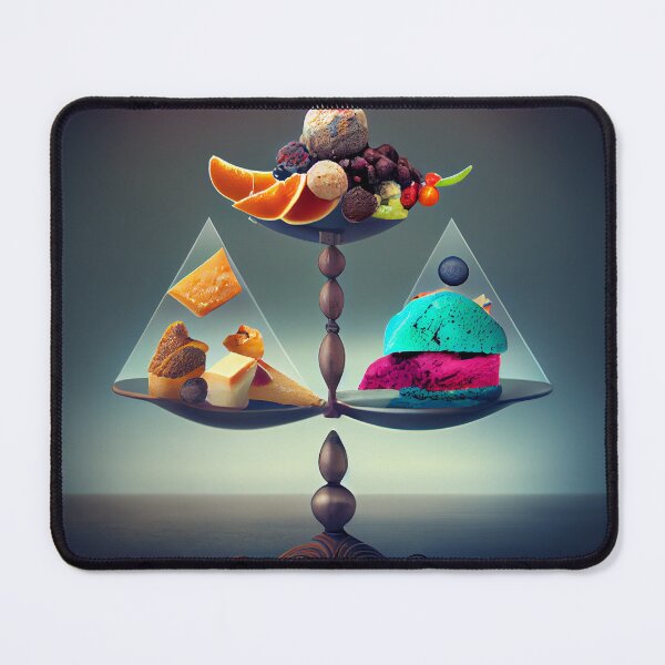 Item preview, Balance of Flavors Digital Painting designed and sold by CodeAndColors.
