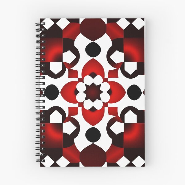 Item preview, Red White Cool Square Shape Pattern designed and sold by erion-store.