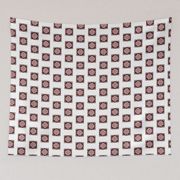 Item preview, Red White Cool Square Shape Pattern designed and sold by erion-store.