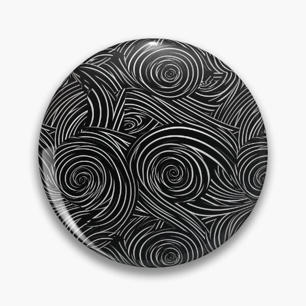 Item preview, Black and white swirls in a mesmerizing pattern designed and sold by taoman.