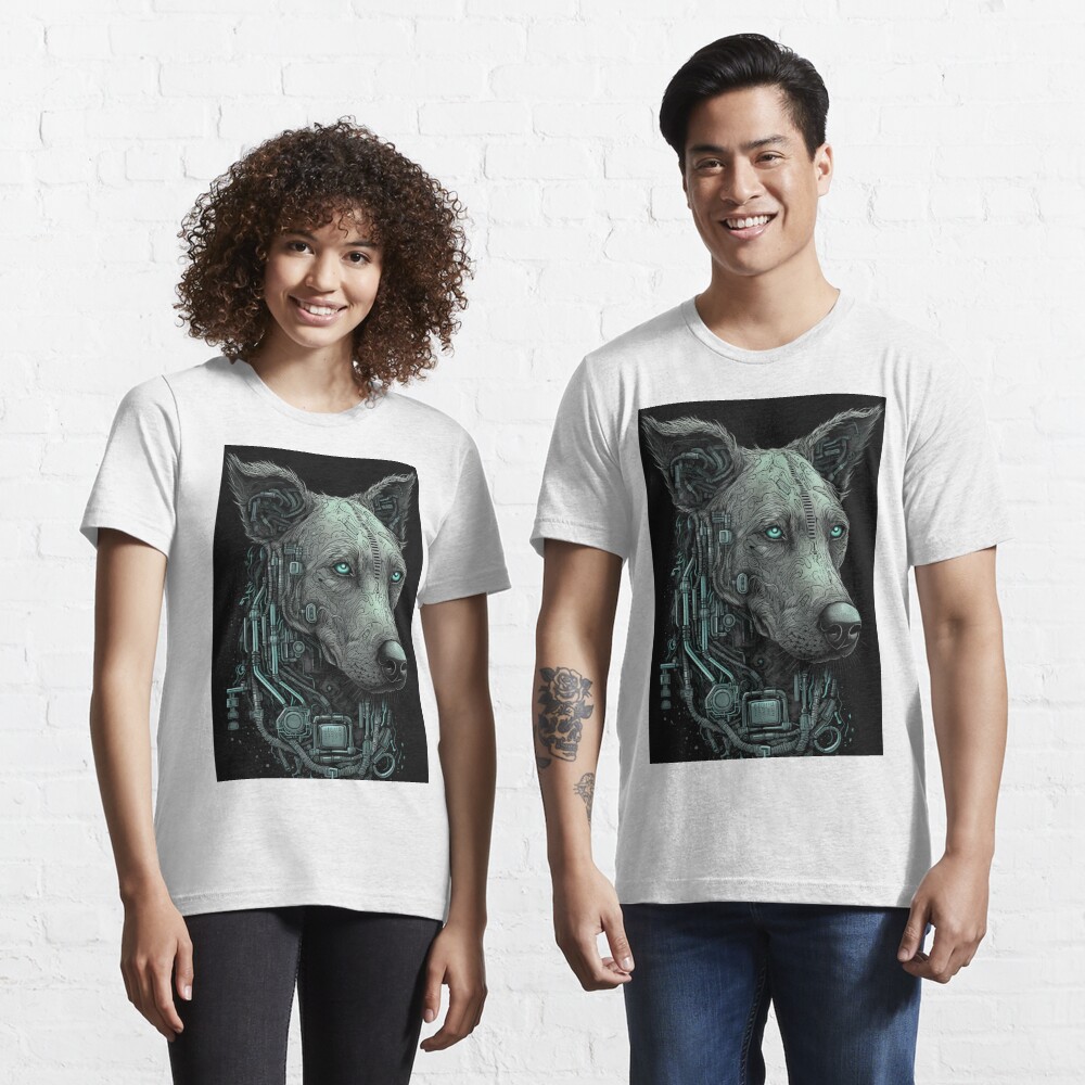 Loewe White Twin-Dog Print T-Shirt - NOBLEMARS