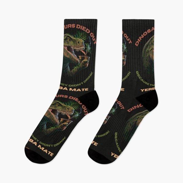Item preview, Dinosaurs Died Out Because Didn't  Drink Yerba Mate designed and sold by netdota.