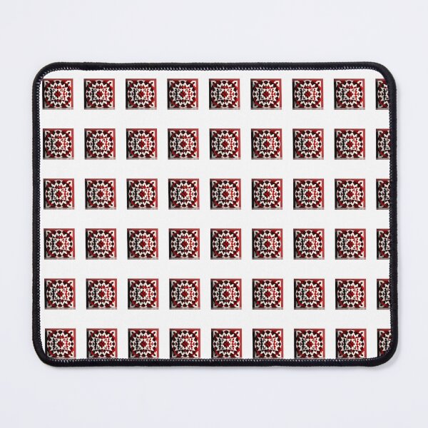Item preview, Red White Cool Square Shape Pattern designed and sold by erion-store.