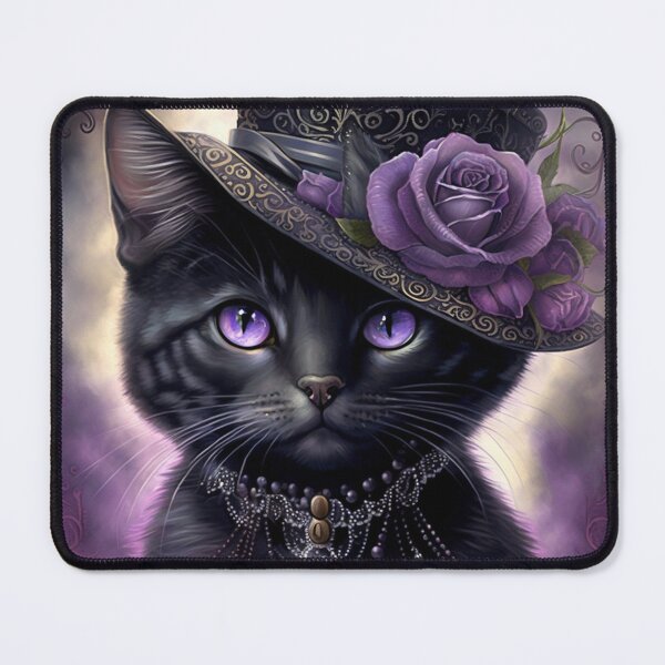 Item preview, Dark Glamorous Black British Shorthair designed and sold by Nocturne  Paws.