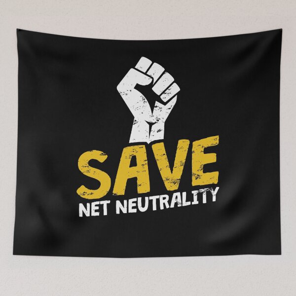 Item preview, Save Net Neutrality Fist Internet Freedom Protest designed and sold by 14thFloor.