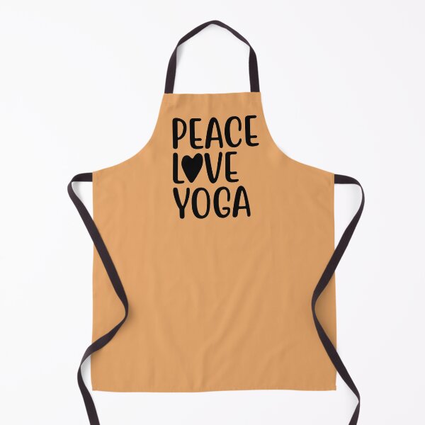 Item preview, Yoga Quote Peace Love Yoga Motivational Saying designed and sold by SoccaTamam.