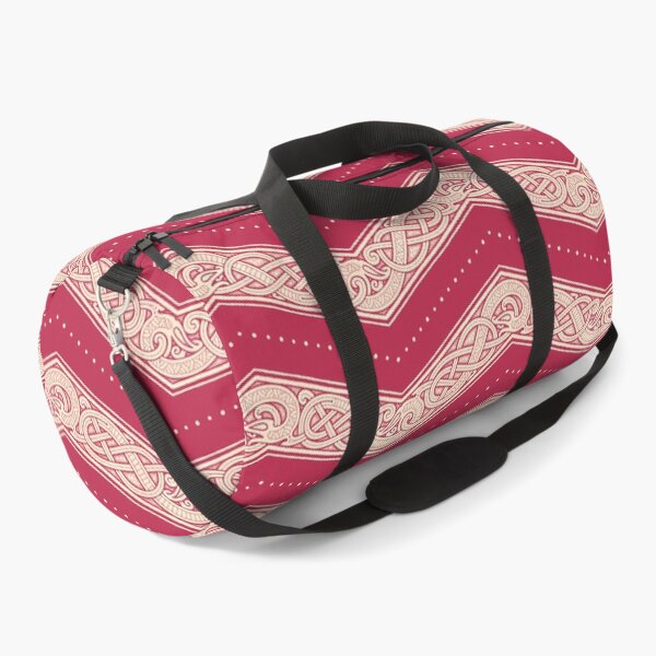 Item preview, VIKING DRAGONS ZIGZAG. VIVA MAGENTA. designed and sold by RAIDHO.