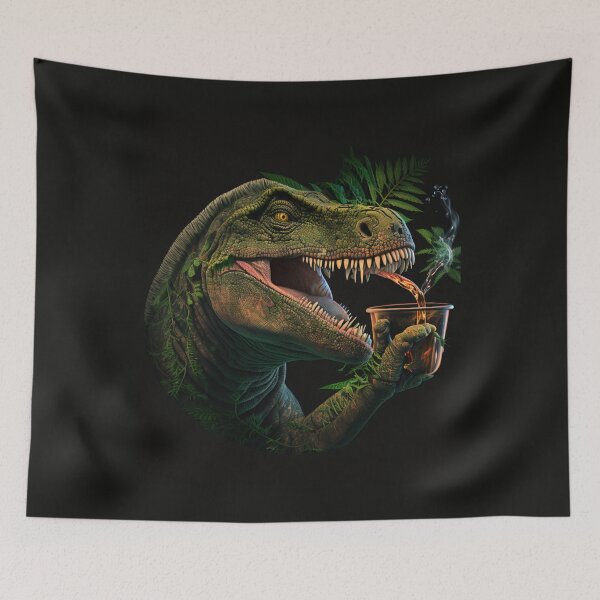 Item preview, Tyranno-Mate: Dinosaur Drinking Yerba Mate designed and sold by netdota.