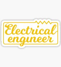 Electrical Engineer Circuit With Resistor Sticker
