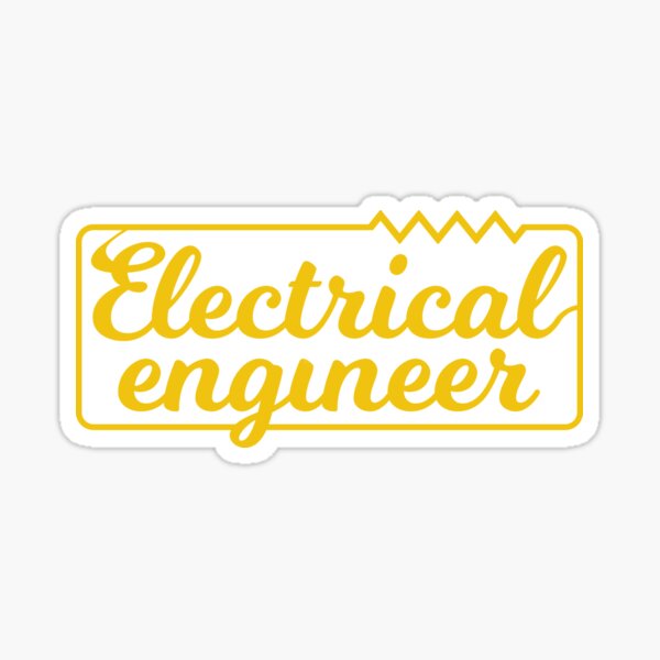 Electrical Engineer Circuit With Resistor Sticker