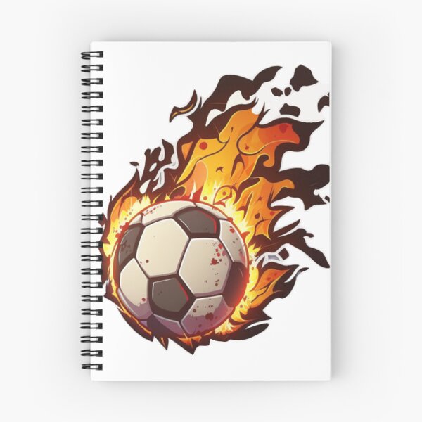 Item preview, Flaming Football designed and sold by StudioRobinNL.