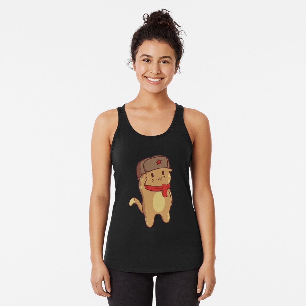 Vista previa del artículo con la obra «Camiseta con espalda nadadora», diseñado y vendido por sivelobanova.