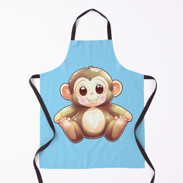Item preview, Monkey Cute Funny Animal Wildlife Drawing designed and sold by Girih.