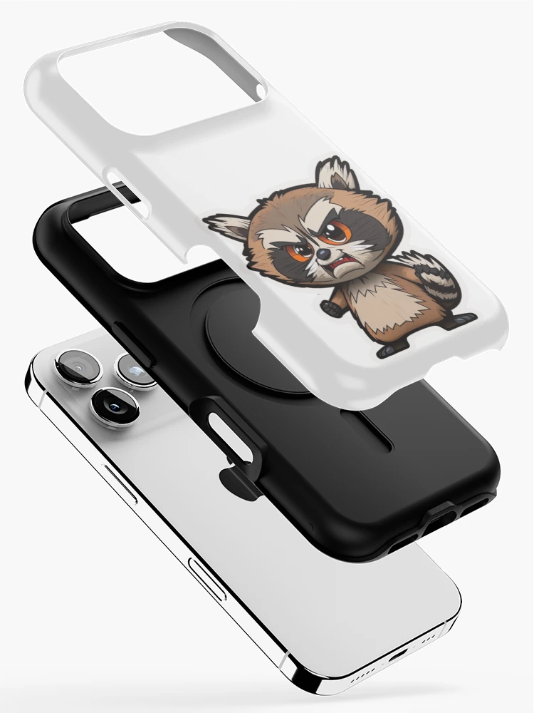 Thumbnail 2 of 4, iPhone Case, Angry Racoon designed and sold by StudioRobinNL.