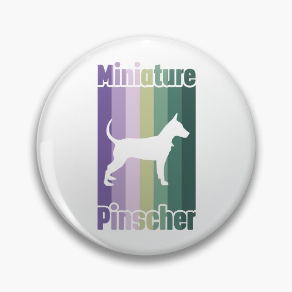 Item preview, Miniature Pinscher Pastel Lines designed and sold by FrescoDesign.