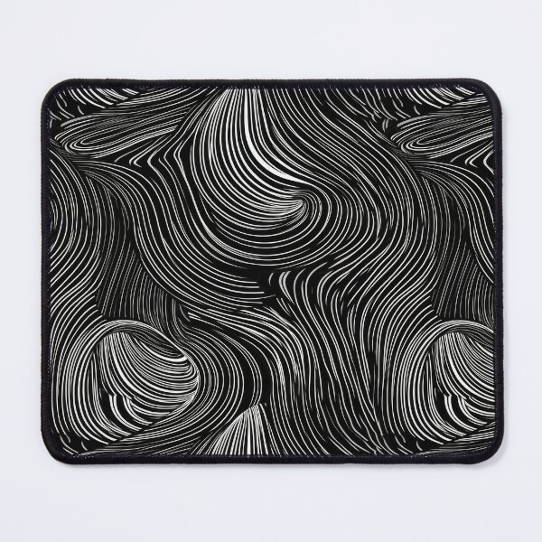 Item preview, Swirls, curves and perpendicular lines in an intricate pattern designed and sold by taoman.