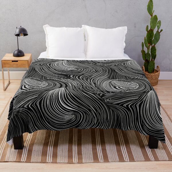 Item preview, Swirls, curves and perpendicular lines in an intricate pattern designed and sold by taoman.