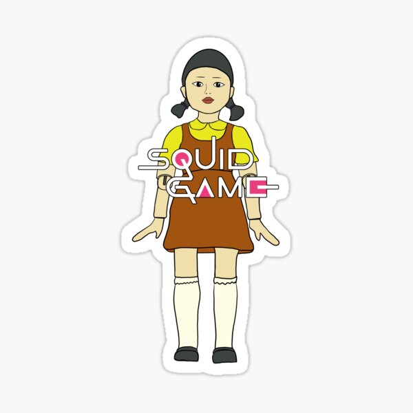 Item preview, Squid game young-hee red light green light Doll designed and sold by DianaGalea.