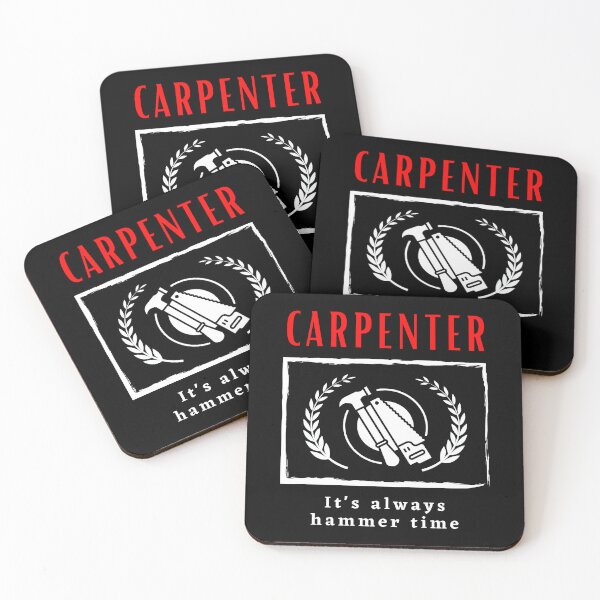 Item preview, Carpenter It's Always Hammer Time funny motivational design designed and sold by DigitalMagShop.