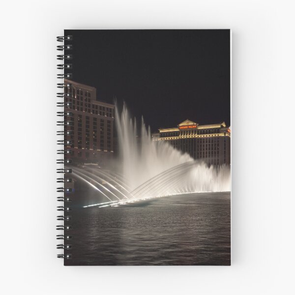 Item preview, Midnight Fountain Dance - Bellagio and Caesars Palace Las Vegas Nevada designed and sold by Georgia Mizuleva.