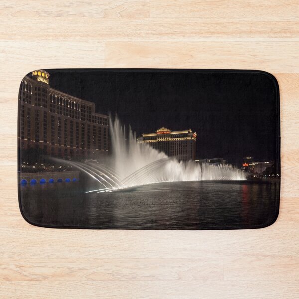 Item preview, Midnight Fountain Dance - Bellagio and Caesars Palace Las Vegas Nevada designed and sold by Georgia Mizuleva.