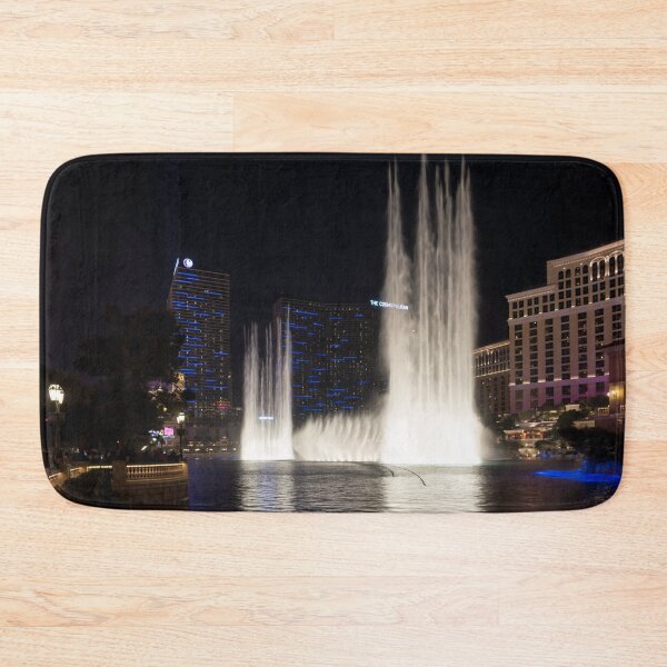 Item preview, Cosmopolitan Behind a Water Curtain - Bellagio Fountains Las Vegas Nevada designed and sold by Georgia Mizuleva.